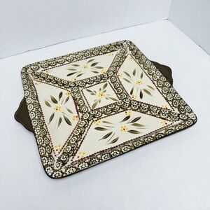 Temptations - Old World Ceramic Stoneware Serving Tray